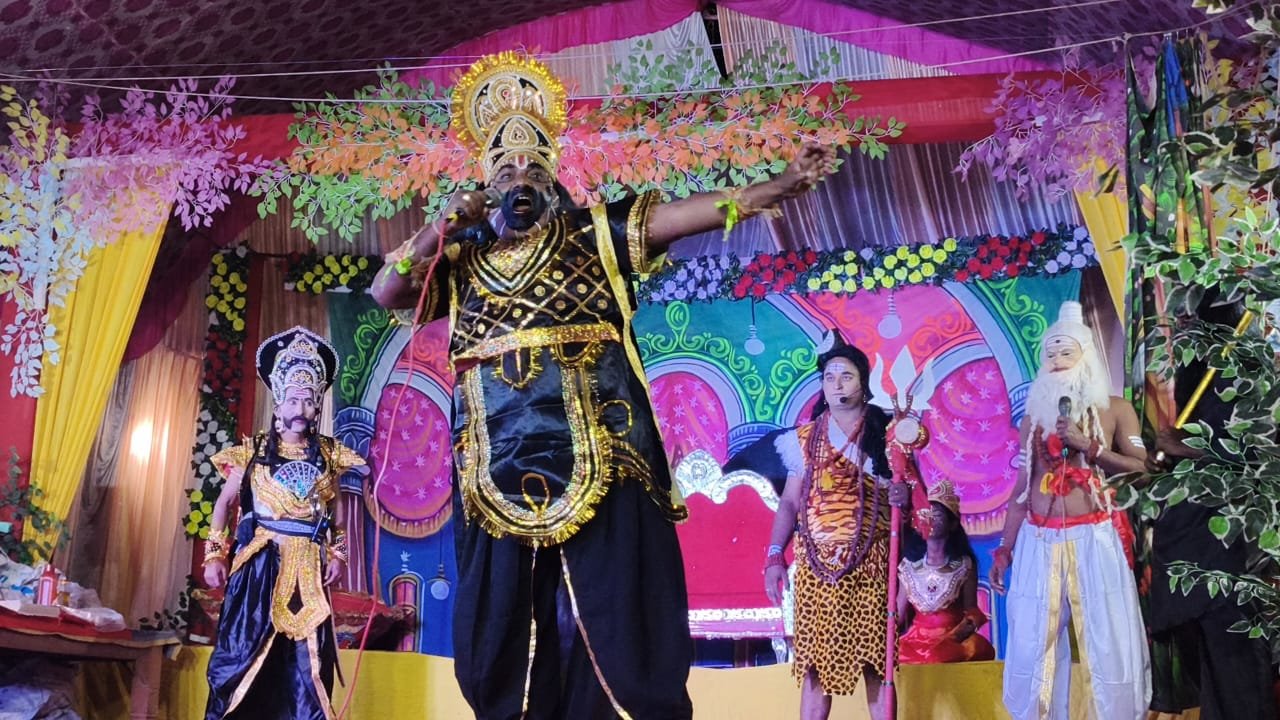 मौधा में रामलीला का शुभारंभ