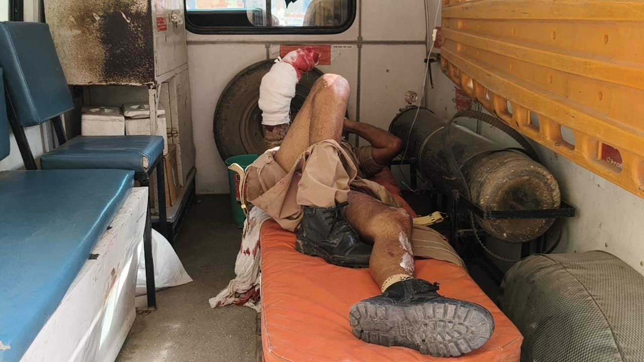 चलती ट्रेन से उतरने का प्रयास करता हुआ दीवान गिरकर हुआ घायल